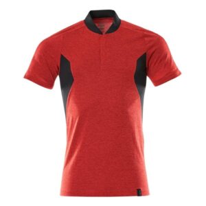 MASCOT® Accelerate Polo-Shirt, COOLMAX®PRO,moderne Passform verkehrsrot/schwarz