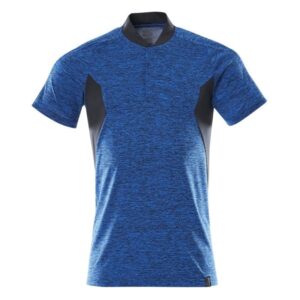MASCOT® Accelerate Polo-Shirt, COOLMAX®PRO,moderne Passform azurblau/schwarzblau