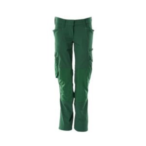 MASCOT® Accelerate Hose, Damen, Pearl, Knietaschen, Stretch grün