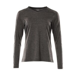 MASCOT® Accelerate T-Shirt, Damen, mit COOLMAX®, Langarm dunkelanthrazit/schwarz