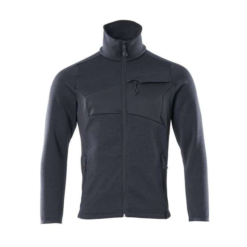 MASCOT® Accelerate Strickpullover mit Reißverschluss schwarzblau