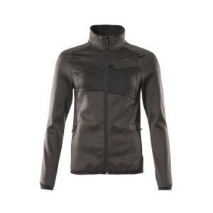 MASCOT® Accelerate Fleecepullover mit Reißverschluss, Damen dunkelanthrazit/schwarz