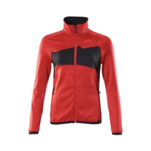 MASCOT® Accelerate Fleecepullover mit Reißverschluss, Damen verkehrsrot/schwarz