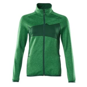 MASCOT® Accelerate Fleecepullover mit Reißverschluss, Damen grasgrün/grün