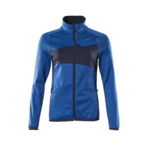 MASCOT® Accelerate Fleecepullover mit Reißverschluss, Damen azurblau/schwarzblau