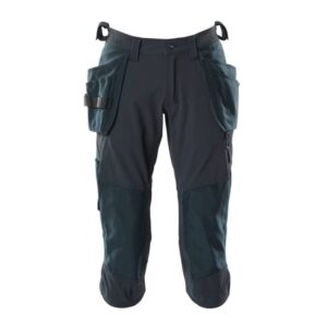MASCOT® Accelerate Dreiviertel-Hose, Hängetaschen, Stretch schwarzblau