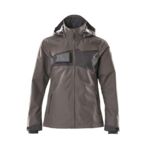 MASCOT® Accelerate Hard Shell Jacke, wasserdicht, Damen dunkelanthrazit/schwarz