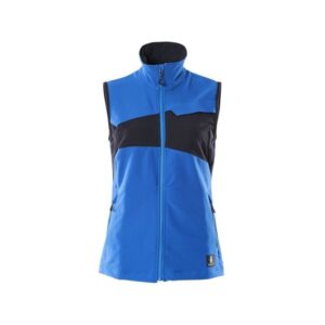 MASCOT® Accelerate Weste, Damen, Stretch, leicht azurblau/schwarzblau