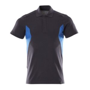 MASCOT® Accelerate Polo-Shirt, moderne Passform schwarzblau/azurblau