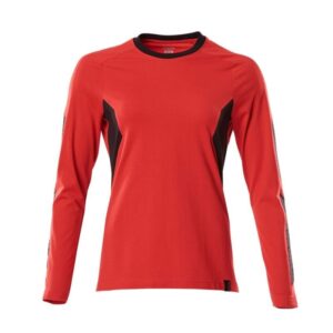MASCOT® Accelerate T-Shirt, Langarm, Damen verkehrsrot/schwarz