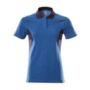 MASCOT® Accelerate Polo-Shirt, Damen azurblau/schwarzblau