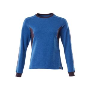 MASCOT® Accelerate Sweatshirt, Damen azurblau/schwarzblau