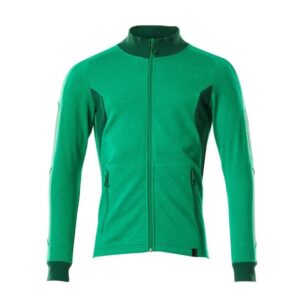 MASCOT® Accelerate Sweatshirt mit Reißverschluss,modern Fit grasgrün/grün