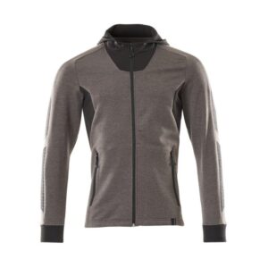 MASCOT® Accelerate Sweatshirt mit Kapuze, moderne Passform dunkelanthrazit/schwarz