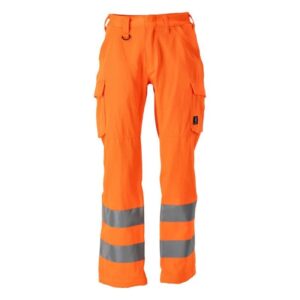 MASCOT® SAFE LIGHT Warnschutz-Bundhose, HI-VIS ORANGE (65% Polyester/35% BW, 290 g/m²)