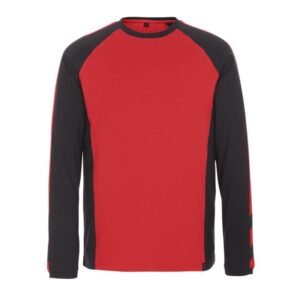 MASCOT® BIELEFELD T-Shirt, ROT/SCHWARZ (60% BW, 40% Polyester/ 195 g/m²)