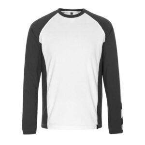 MASCOT® BIELEFELD T-Shirt, WEISS/DUNKELANTHRAZIT (60% BW, 40% Polyester/ 195 g/m²)
