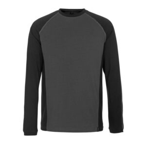MASCOT® BIELEFELD T-Shirt, DUNKELANTHRAZIT/SCHWARZ (60% BW, 40% Polyester/ 195 g/m²)