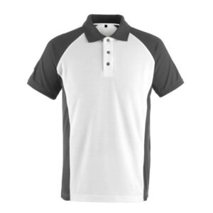 MASCOT® Bottrop Polo-shirt weiss/dunkelanthrazit