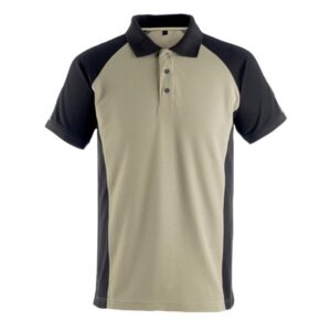 MASCOT® Bottrop Polo-shirt hellkhaki/schwarz
