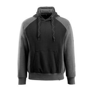 MASCOT® REGENSBURG Kapuzensweatshirt, SCHWARZ/DUNKELANTHRAZIT (60% BW/40% Polyester, 340 g/m²)
