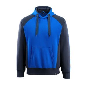 MASCOT® REGENSBURG Kapuzensweatshirt, KORNBLAU/SCHWARZBLAU (60% BW/40% Polyester, 340 g/m²)