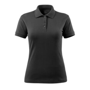 MASCOT® GRASSE Polo-Shirt, Damen-Passform, SCHWARZ, (95% Baumwolle/5% Elasthan, 220 g/m²)