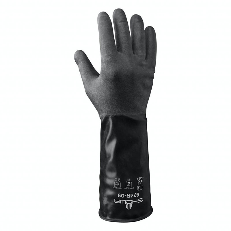 Best Butyl II, Handschuh,gerauht, Stärke:0,35mm, 355mm lang