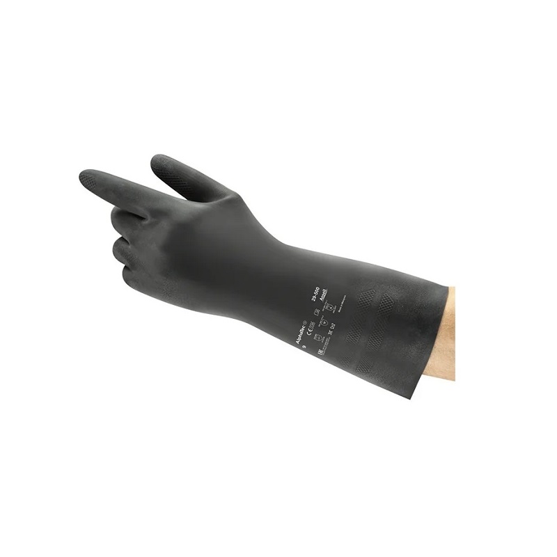 Z29-500 Neopren-Handschuh, schwarz, velourisiert,30 cm lang