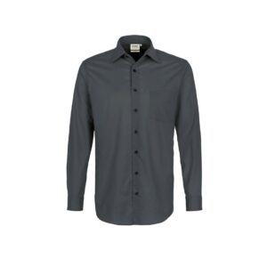 "Hemd 1/1arm ""performance"", 60% Baumwolle/40% Polyester, anthrazit"