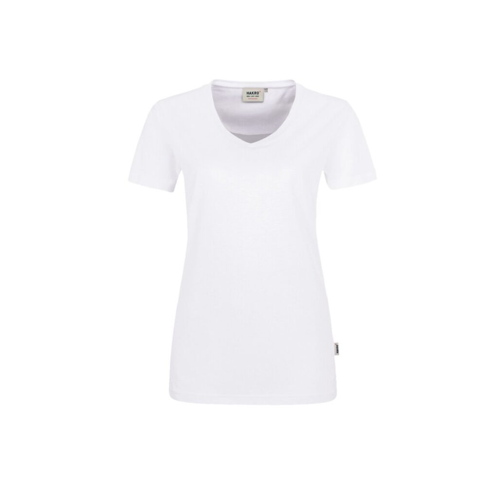 Women-T-Shirt Performance, WEISS (50% BW/50% Polyester, 160 g/m²)