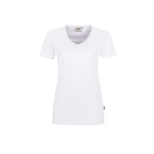 Women-T-Shirt Performance, WEISS (50% BW/50% Polyester, 160 g/m²)