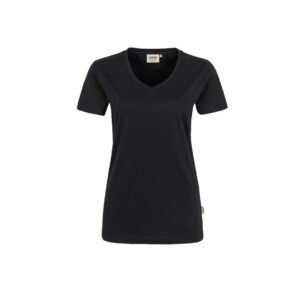 Women-T-Shirt Performance, SCHWARZ (50% BW/50% Polyester, 160 g/m²)