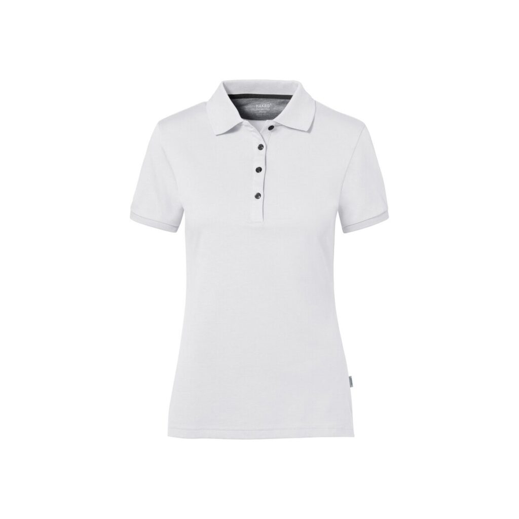 214-01 Women-Poloshirt Cotton-Tec, WEISS (50?% BW/50?% Polyester, 185 g/m²)