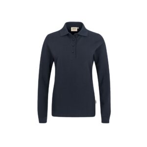 Women-Longsleeve-Poloshirt Performance, TINTE (50% BW/50% Polyester, 220 g/m²)