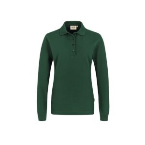 Women-Longsleeve-Poloshirt Performance, TANNE (50% BW/50% Polyester, 220 g/m²)