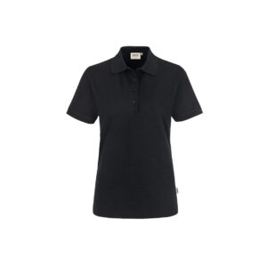 Women-Poloshirt Performance, SCHWARZ (50% BW/50% Polyester, 200 g/m²)