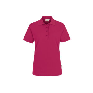 Women-Poloshirt Performance, MAGENTA (50% BW/50% Polyester, 200 g/m²)