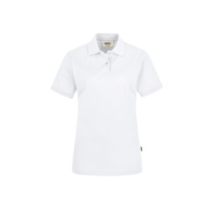 Women-Top-Polo 100% BW, weiß