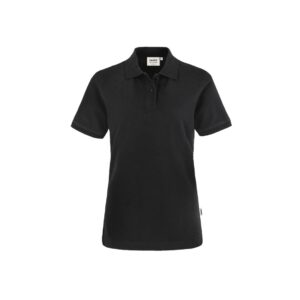 Women-Top-Polo 100% BW, schwarz