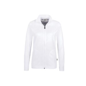 HAKRO Damen Interlockjacke weiß