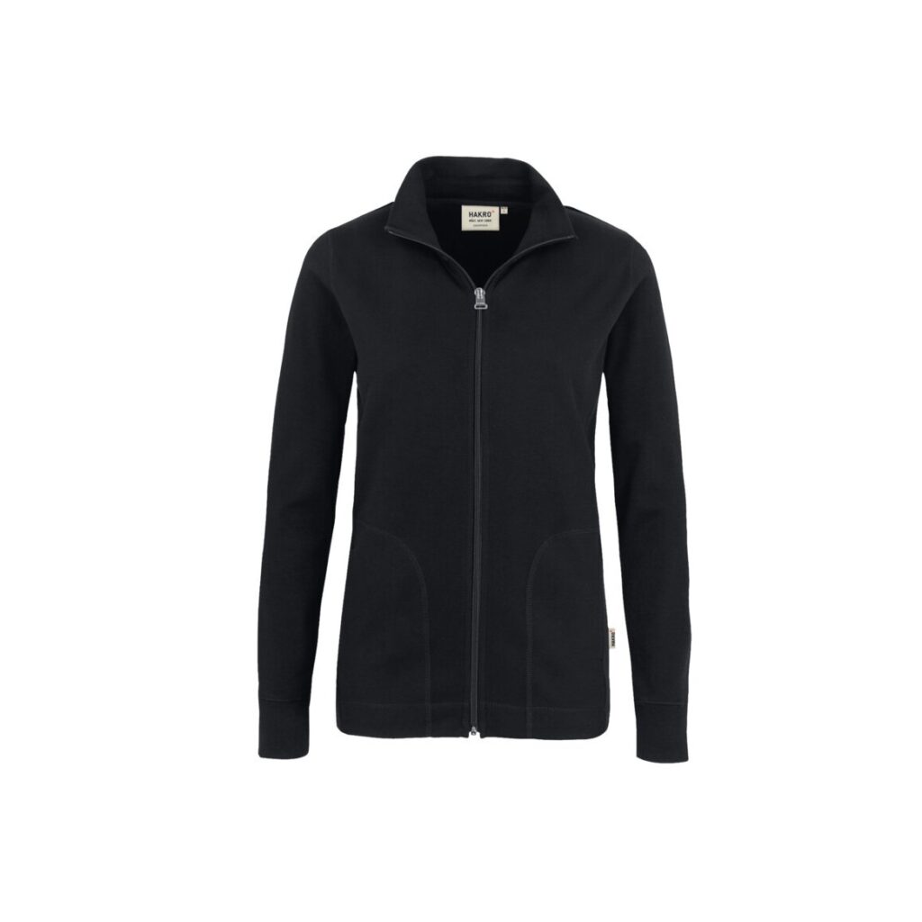 HAKRO Damen Interlockjacke schwarz