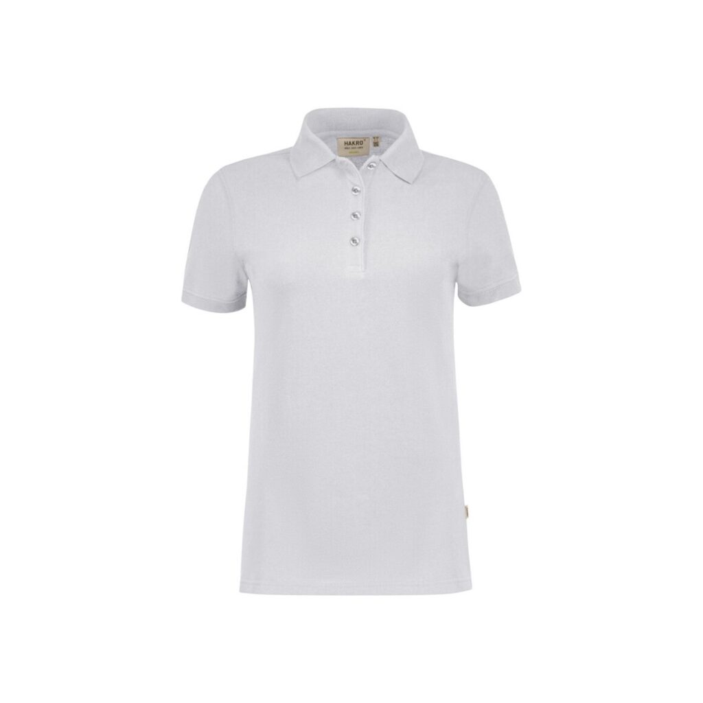 HAKRO Damen Poloshirt Bio-Baumwolle GOTS weiß