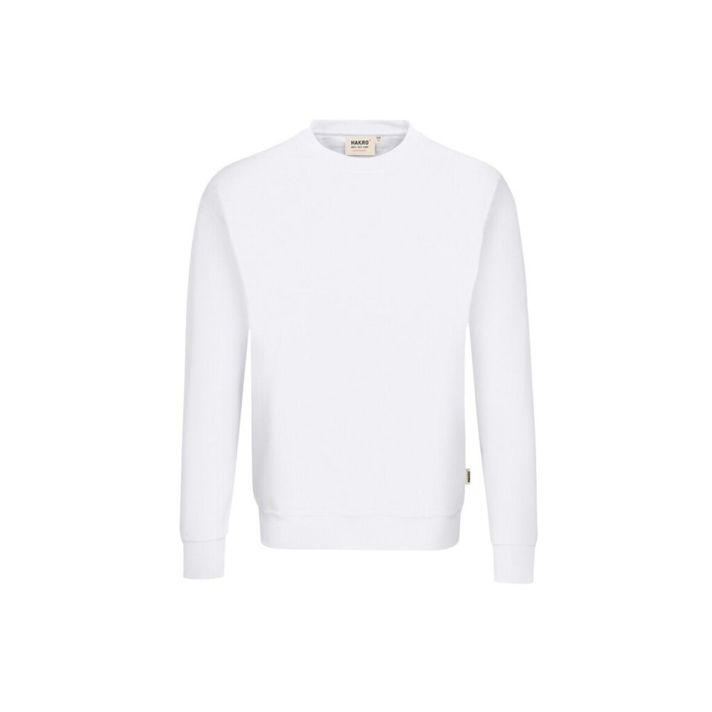 Sweatshirt Performance, WEISS (50% BW/50% Polyester, 300 g/m²)