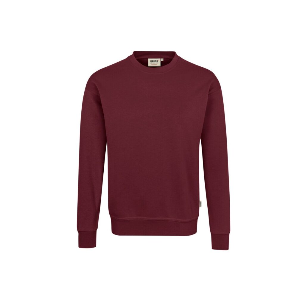 Sweatshirt Performance, WEINROT (50% BW/50% Polyester, 300 g/m²)