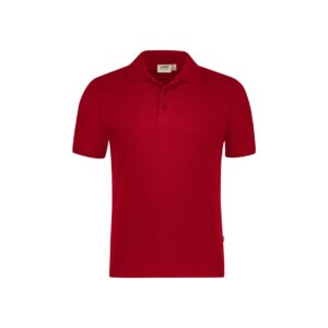 HAKRO Poloshirt Bio-Baumwolle GOTS rot