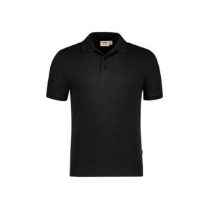HAKRO Poloshirt Bio-Baumwolle GOTS schwarz