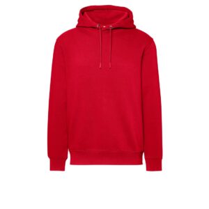 HAKRO Kapuzen-Sweatshirt Bio-Baumwolle GOTS rot