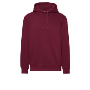HAKRO Kapuzen-Sweatshirt Bio-Baumwolle GOTS weinrot