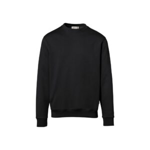 HAKRO Sweatshirt Bio-Baumwolle GOTS schwarz